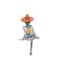 9" Day of the Dead Sitting Skeleton with Sombrero Tabletop Décor by Ashland®